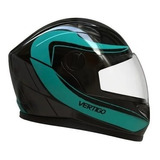 Casco Vertigo V32 Warrior Celeste Rpm