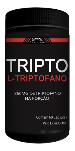 Triptofano Super Concentrado 860mg 60caps 5htp Serotonina
