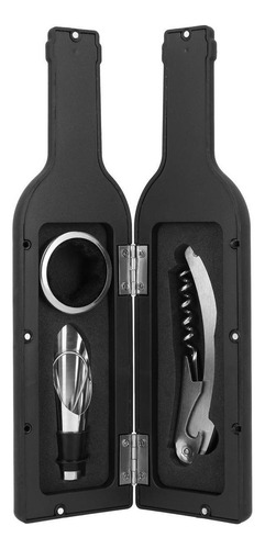 Set Utensilios Para Vino Sacacorcho Botella Rubber