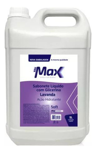 Sabonete Glicerinado C/hidratante Lavanda 5 Litros Soft