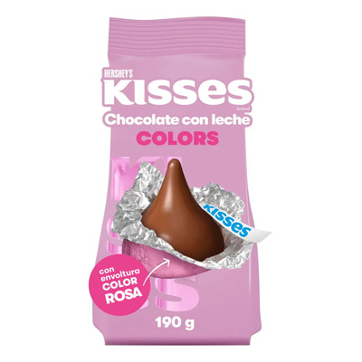Chocolate Hershey´s Kisses Fiesta Rosa Leche 190g | MercadoLibre