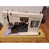 Maquina De Coser Singer Con Caja De Madera Para Guardarla