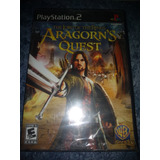 Playstation 2 Ps2 Lord Of The Rings Aragon's Quest No Usado