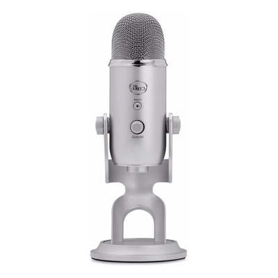 Micrófono Condensador Blue Yeti Silver Omnidireccional PC USB | Envío gratis