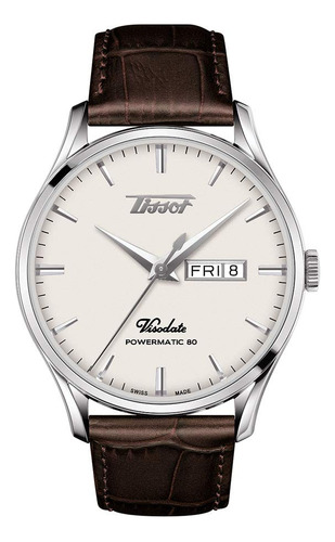 Tissot Funda De Acero Inoxidable Viso Date 316l Para Hombre.