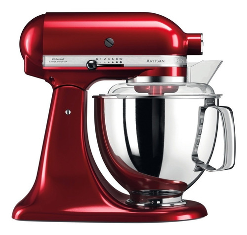 Batidora De Pie Kitchenaid Artisan Ksm175ps Empire Red 50 Hz X 60 Hz 220 v - 240 v