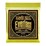 Ernie Ball 2554 Juego Cuerdas Guitarra Everlast Coated 13-56
