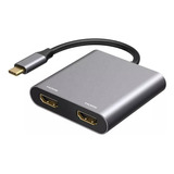 Adaptador Usb C Para Hdmi - Dois Monitores - 4k