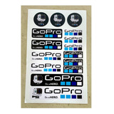 Calcomanías Gopro Kit Para Personalizar Equipo Auto Moto Dg3