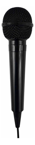 Microfono Alambrico Unidireccional Dinamico Cable 3 Metros Color Negro