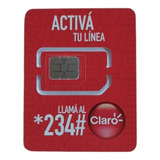 Lote  De  5 Chip Prepago Claro 4g Lte