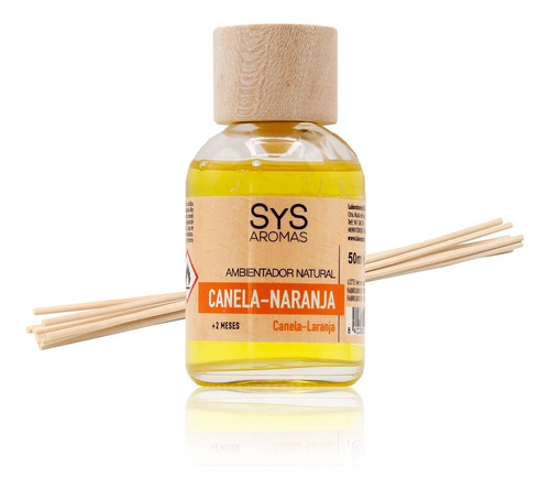 Ambientador Mikado Varillas De Ratan / Canela Naranja 50ml