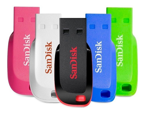 Pendrive Cruzer Blade Electric Sandisk 16gb 2.0 Usb Cz-50 Pc