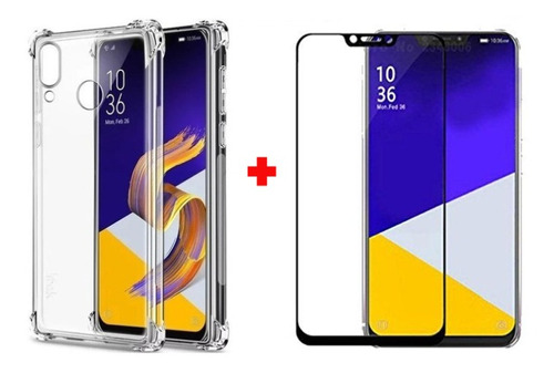 1 Capa Anti Impacto Zenfone 5z Ze620kl + 2 Pelicula 3d