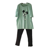 Conjunto-pijama D Remera D ALG.+pant.de Modal Mickey T.6a 12