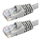 Cable Red Utp Armado Patch Cord Pc Mac Cat. 5e 0,90 Mt Gris