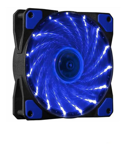 Netmak Ventilador Fan Cooler Led Azul 120mm Nm-12025bl