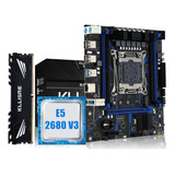 Kit Intel X99 Xeon E5 2680 V3 Kllisre E5-f4 16gb 2400mhz Ecc