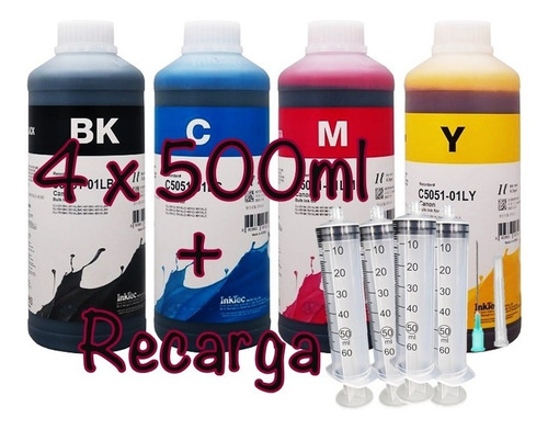Kit 500ml Compatible Canon G210 G2110 2160 3160 3111 4110 