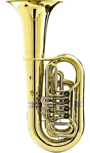 Tuba Harmonics 4/4 Sib 4pistos Hbb-200l C/rotores Shop Guit