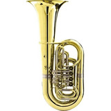 Tuba Harmonics 4/4 Sib 4pistos Hbb-200l C/rotores Shop Guit