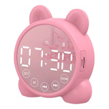 Reloj Despertador Para Niños, Bocina Bluetooth