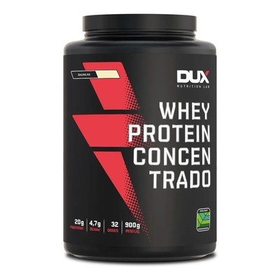 Whey Protein Concentrado Dux Nutrition Pote 900g Sabor Baunilha | Frete grátis