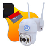 Câmera Segurança Wifi Sd 64g A Prova D' Água App Yoosee Hd