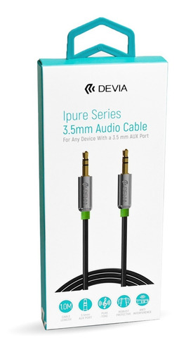 Cable Audio Auxiliar 3.5mm 1 Metro 