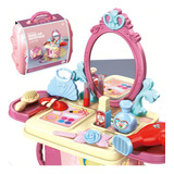 Set Belleza Maletín Mochila Juguete Para Niñas Divertido