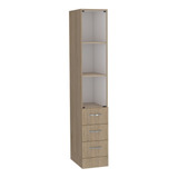 Vanguard Linen Cabinet, Beige Y Blanco