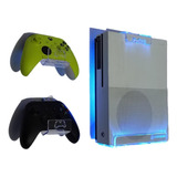 Soporte Para Xbox One S Con Led Rgb Y Dos Bases Para Control