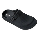 Zapato Sueco De Dama Confort Shosh 4211 Color Negro