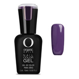 Color Gel Esmalte Uñas Organic Nails Color Midnight Gothic