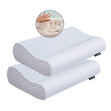 Almohada Ortopédica Cervical Espuma Memory Foam X 2 Unidades