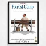 Cuadro Forrest Gump Marco Con Vidrio 35x50