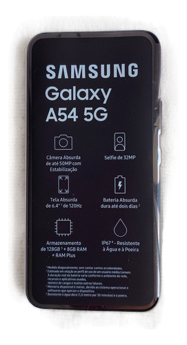 Samsung Galaxy A54 5g 5g 128 Gb Preto 8 Gb Ram