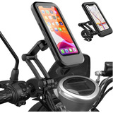 Soporte De Teléfono Móvil Impermeable 360° Para Motocicletas