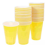 20 Vasos Plástico Bicolor Grande 500 Ml Colores Globifiesta