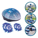 Kit Proteção Infantil C/ Capacete  Joelheiras Cotoveleiras 