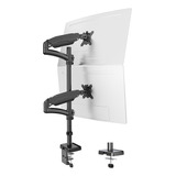 Soporte Vertical Para Monitor Doble Apilado De 2 Pantallas D