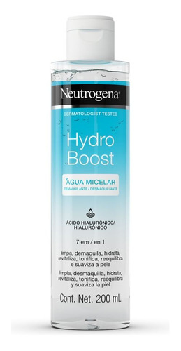 Neutrogena Agua Micelar Desmaquillante Ácido Hialurónico Hyd