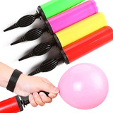 Inflador De Mano Para Globos Cotillon Fiesta Plástico X 1u