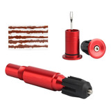 Kit De Parches Selladores De Neumáticos De Bicicleta Rojo