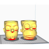 Simpsons Homero Simpson Mate X2 Archivo Stl Impresion 3d 