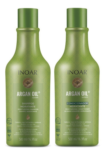  Kit Inoar Sh + Cond. Argan Oil System 500ml