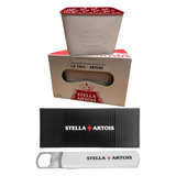 Frapera Cerveza Stella Artois En Caja + Barmat + Destapador 