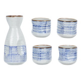 Set De Tazas De Té Japonesas Y Botellas