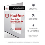 Mcafee Livesafe Premium Plus - Dispositivos Ilimitados Y Vpn