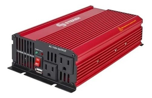 Inversor De Corriente Automotriz De 1500w Steren Inv-1500